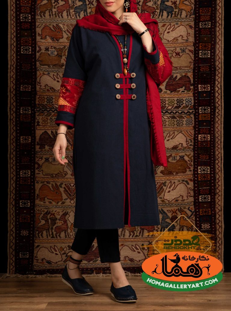 مانتو عبایی الیاف طبیعی