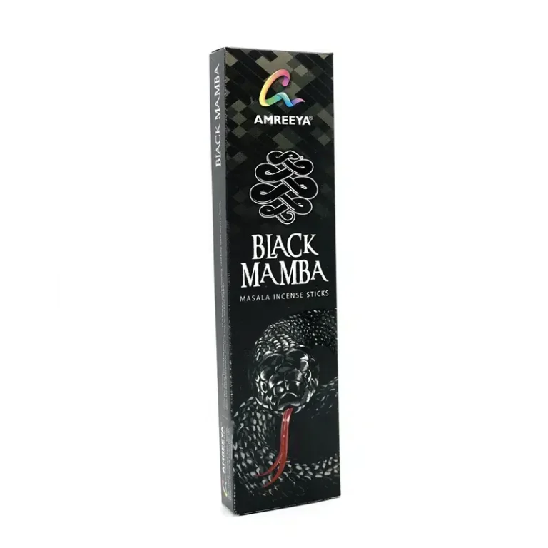 عود دست ساز هندی بلک مامبا برند آمریا Amreeya Black Mamba