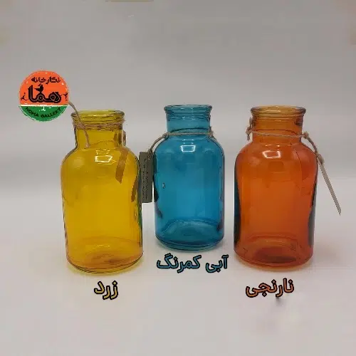 گلدان شیشه رنگی(کد5) گلدان شیشه رنگی(کد5) - Image 1