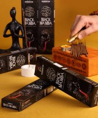 عود دست ساز هندی بلک مامبا برند آمریا Amreeya Black Mamba