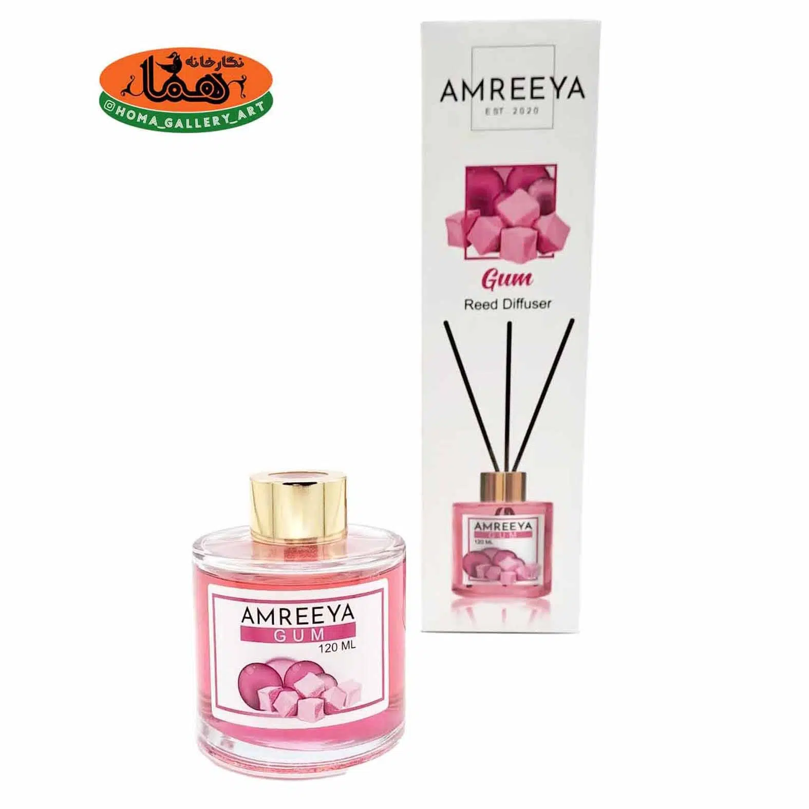 خوشبوکننده کننده هوا آمریا AMREEYA اصلی ترکیه رایحه آدامس 120 میلی لیتر خوشبوکننده کننده هوا آمریا AMREEYA اصلی ترکیه رایحه آدامس 120 میلی لیتر