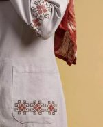 مانتو الیاف طبیعی خاکی خنک اداری