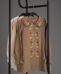 شومیز الیاف طبیعی دخترانه کاملیا