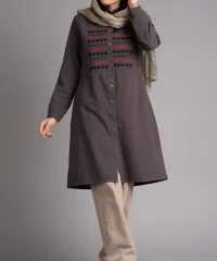 مانتو الیاف طبیعی نخ پنبه