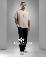 پیراهن مردانه لینن عرفان تن درست