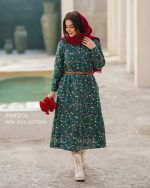 پیراهن زنانه الیاف طبیعی پنبه