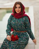 پیراهن زنانه الیاف طبیعی پنبه