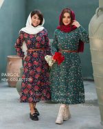 پیراهن زنانه الیاف طبیعی پنبه