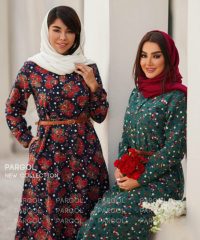 پیراهن زنانه الیاف طبیعی پنبه