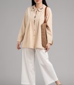 شومیز الیاف طبیعی پنبه کرم