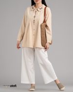 شومیز الیاف طبیعی پنبه کرم